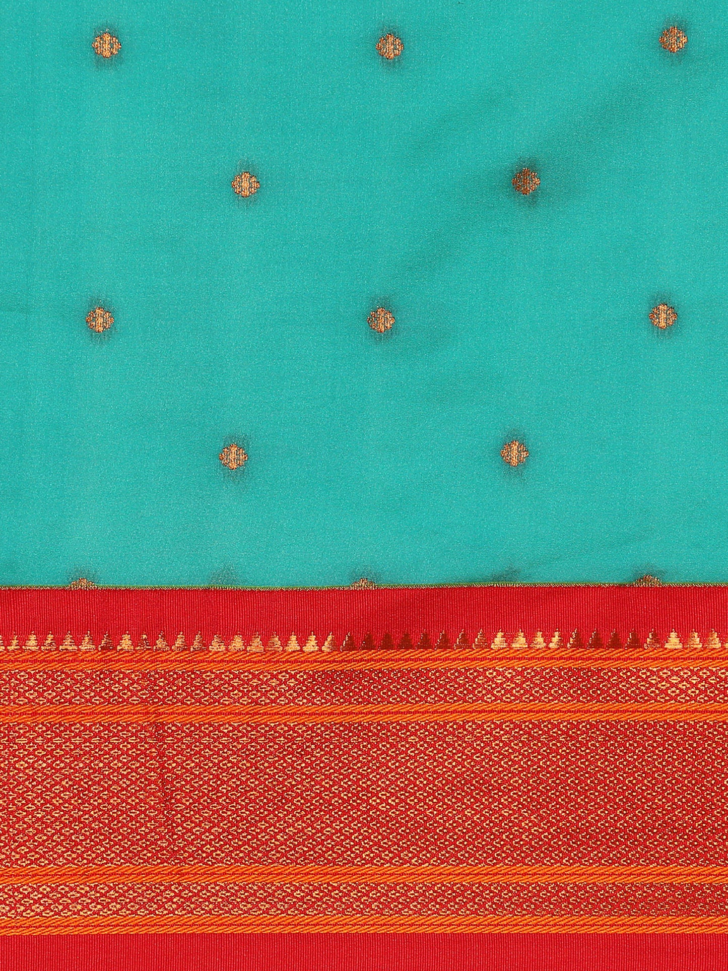 Swamini Chintamani & Red Soft Silk Maharani Nauvari Paithani Saree