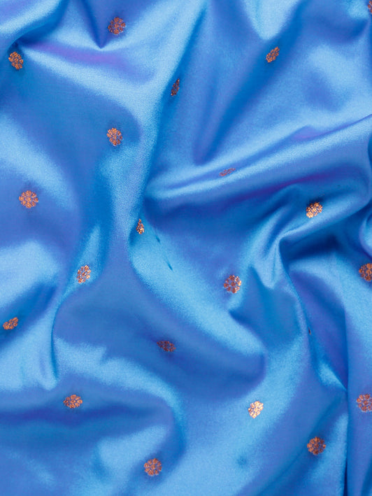 Neha Firozi & Red Soft Silk Maharani Paithani Saree