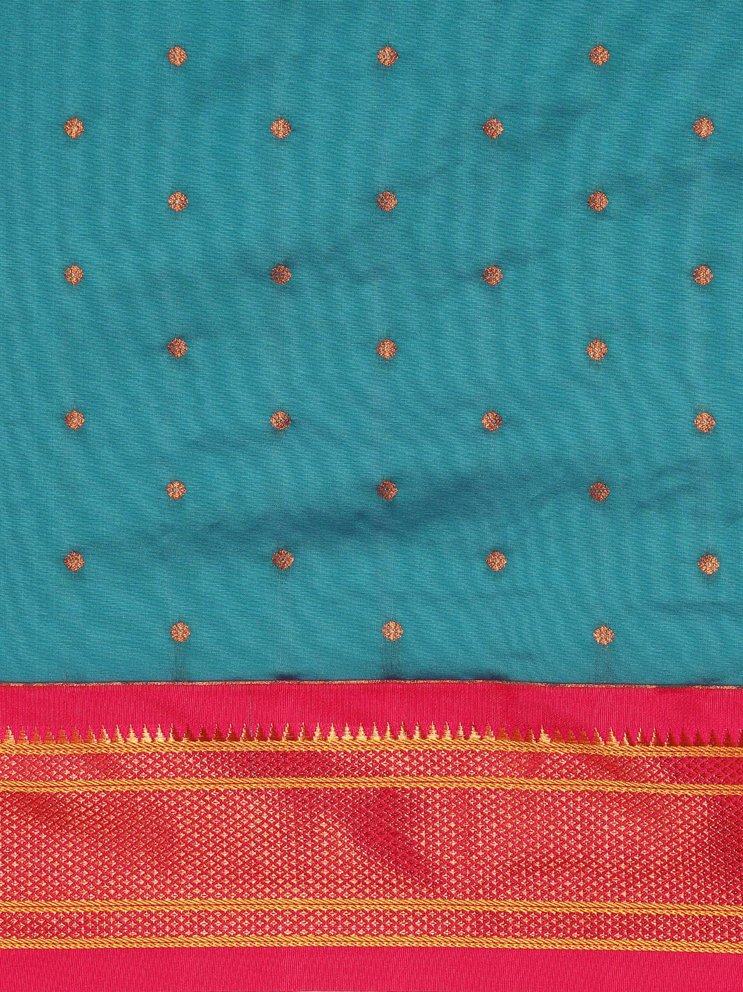 Neha Rama & Pink Soft Silk Maharani Paithani Saree