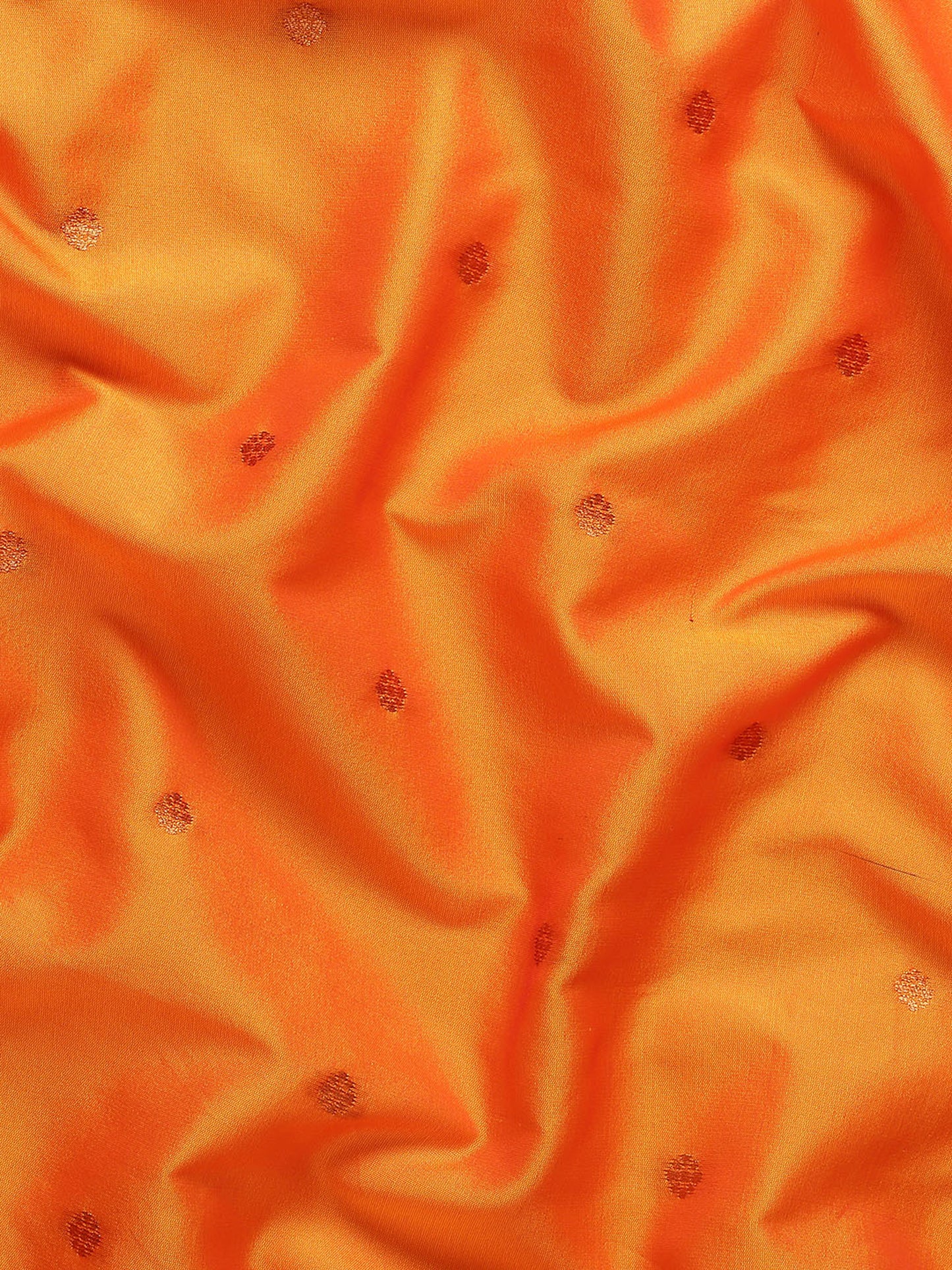 Neha Orange & Rama Soft Silk Maharani Paithani Saree