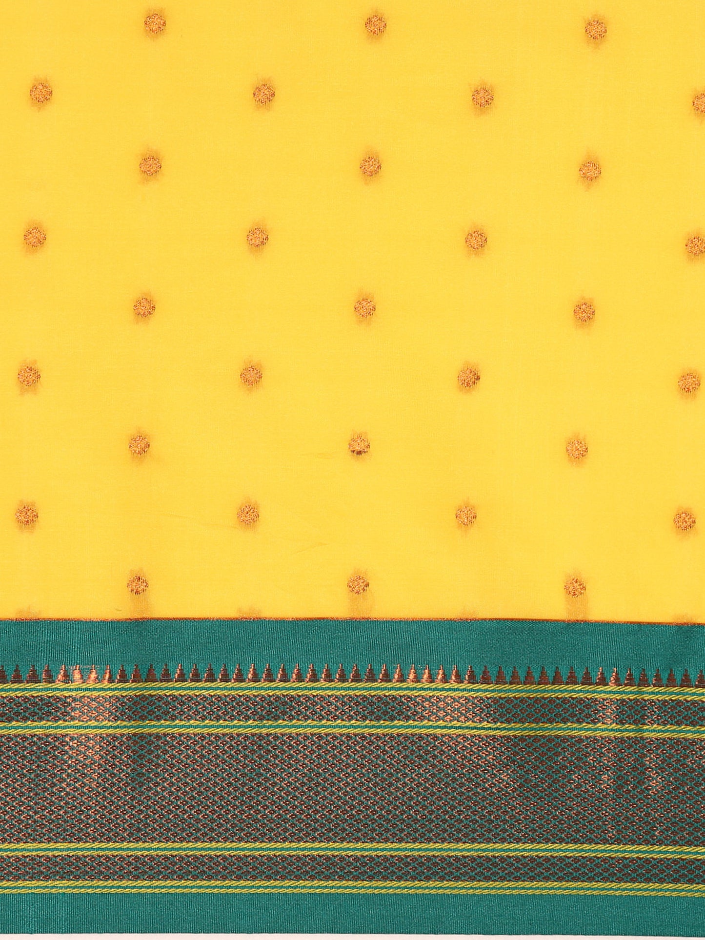 Neha Gold & Rama Soft Silk Maharani Paithani Saree
