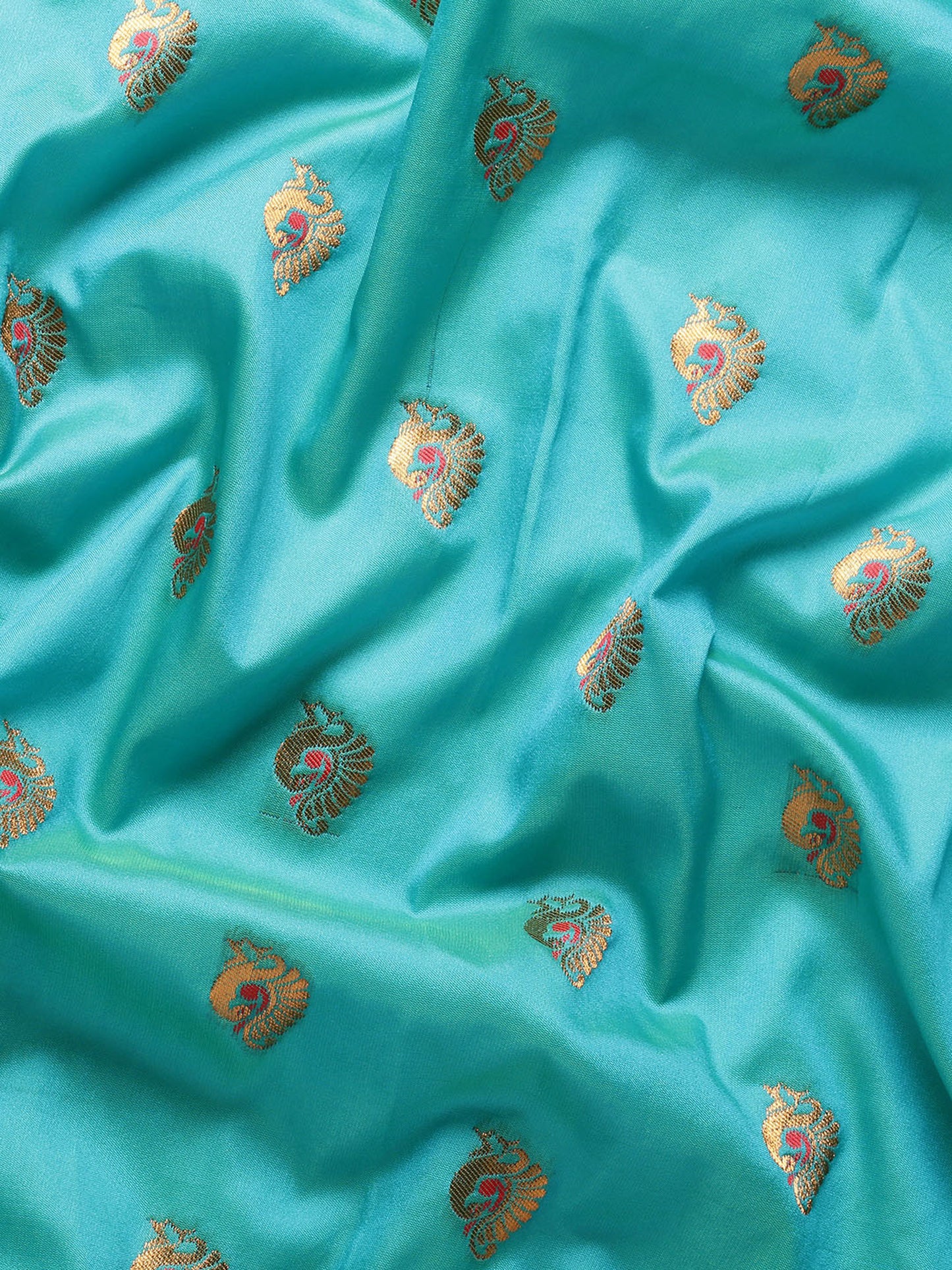 Usha Chintamani & Red Soft Silk Maharani Paithani Saree