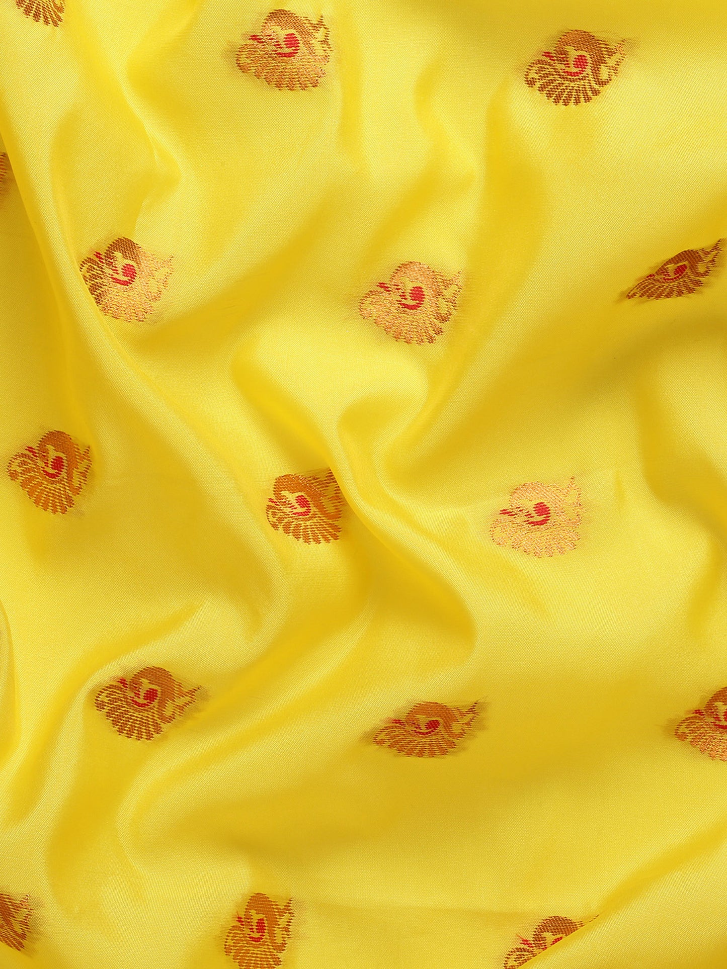 Usha Gold & Red Soft Silk Maharani Paithani Saree