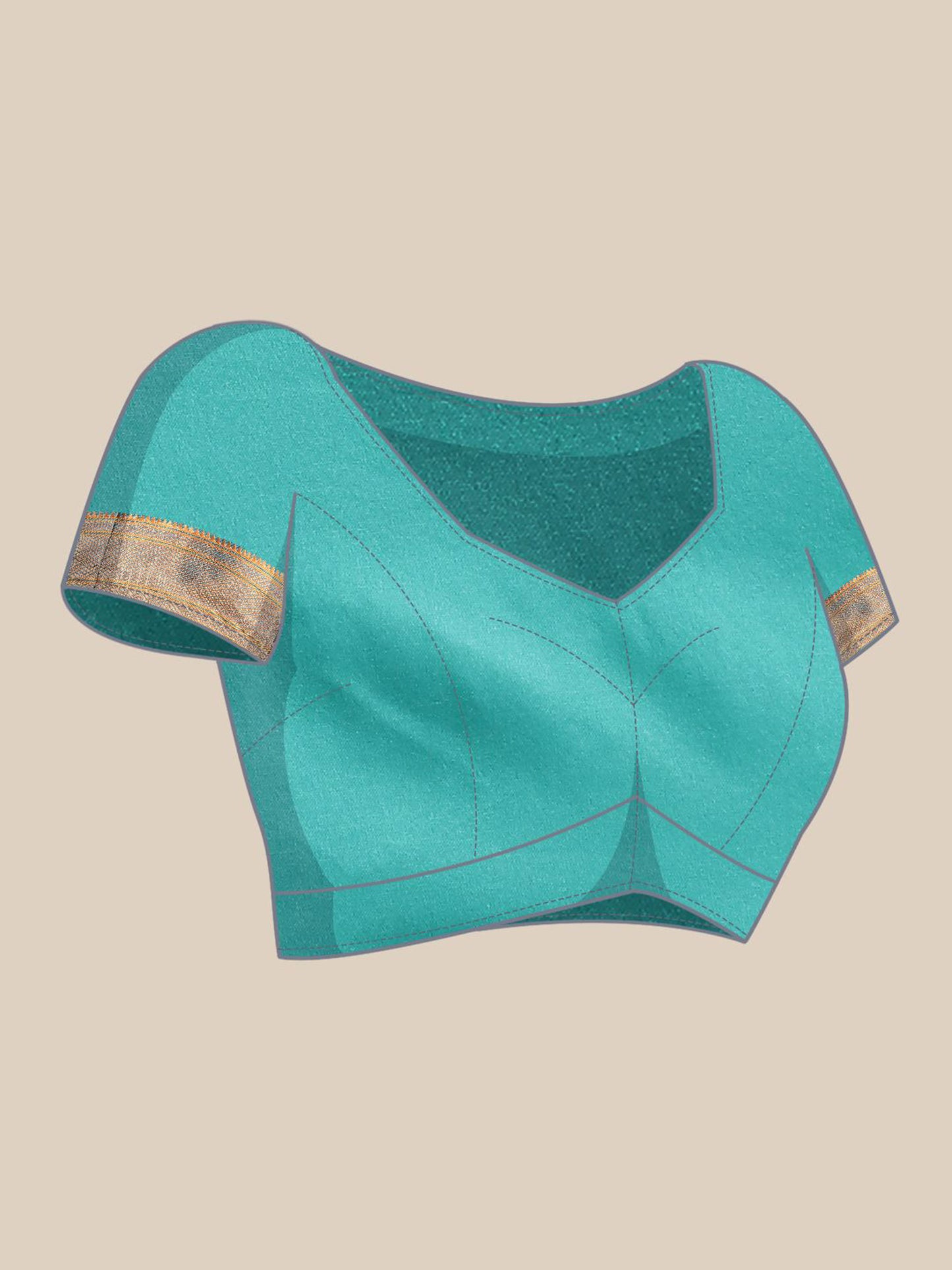 Aarushi Magenta & Rama Soft Silk Muniya Paithani Saree