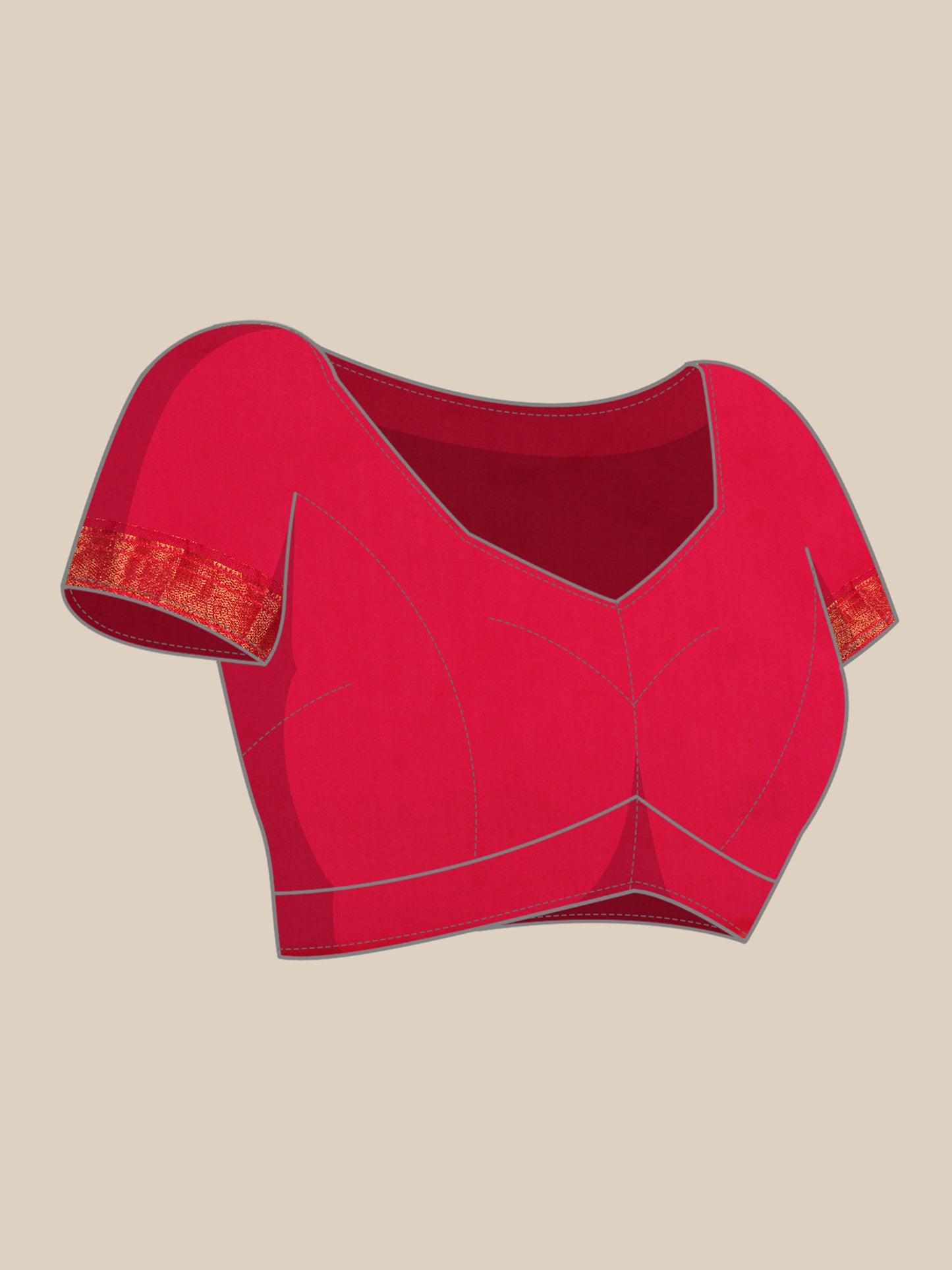 Baanai Popati & Pink Soft Silk Peshwai Nath Paithani Saree