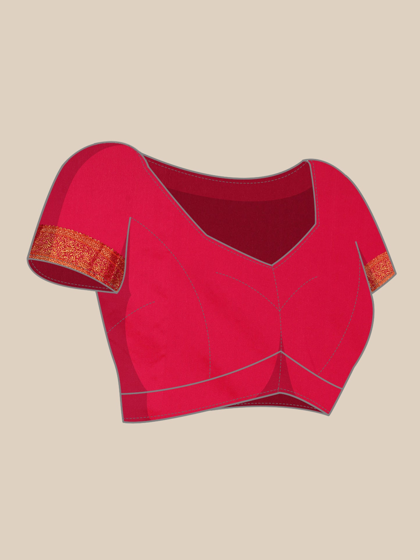 Mhalasa Firozi & Pink Soft Silk Peshwai Nath Paithani Saree