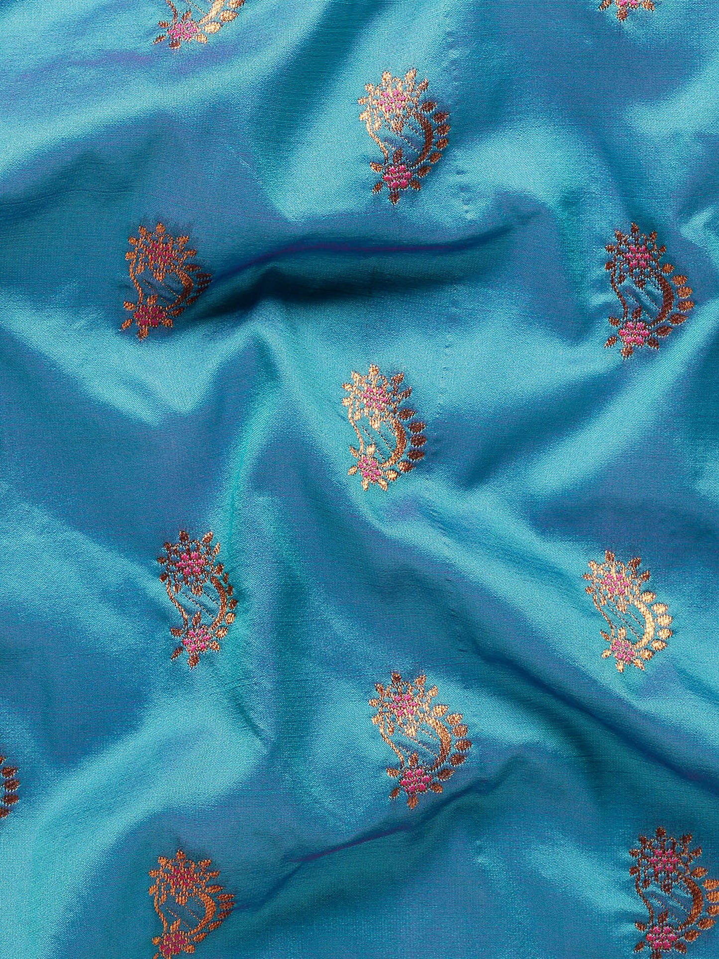 Mhalasa Rama & Pink Soft Silk Peshwai Nath Paithani Saree