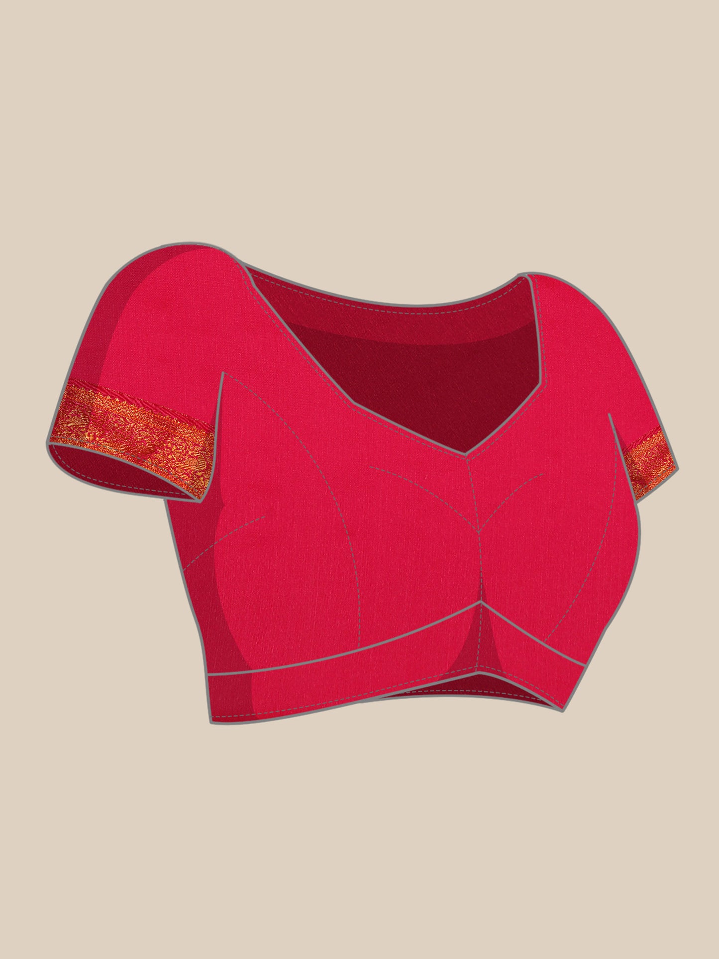 Mhalasa Chintamani & Pink Soft Silk Peshwai Nath Paithani Saree