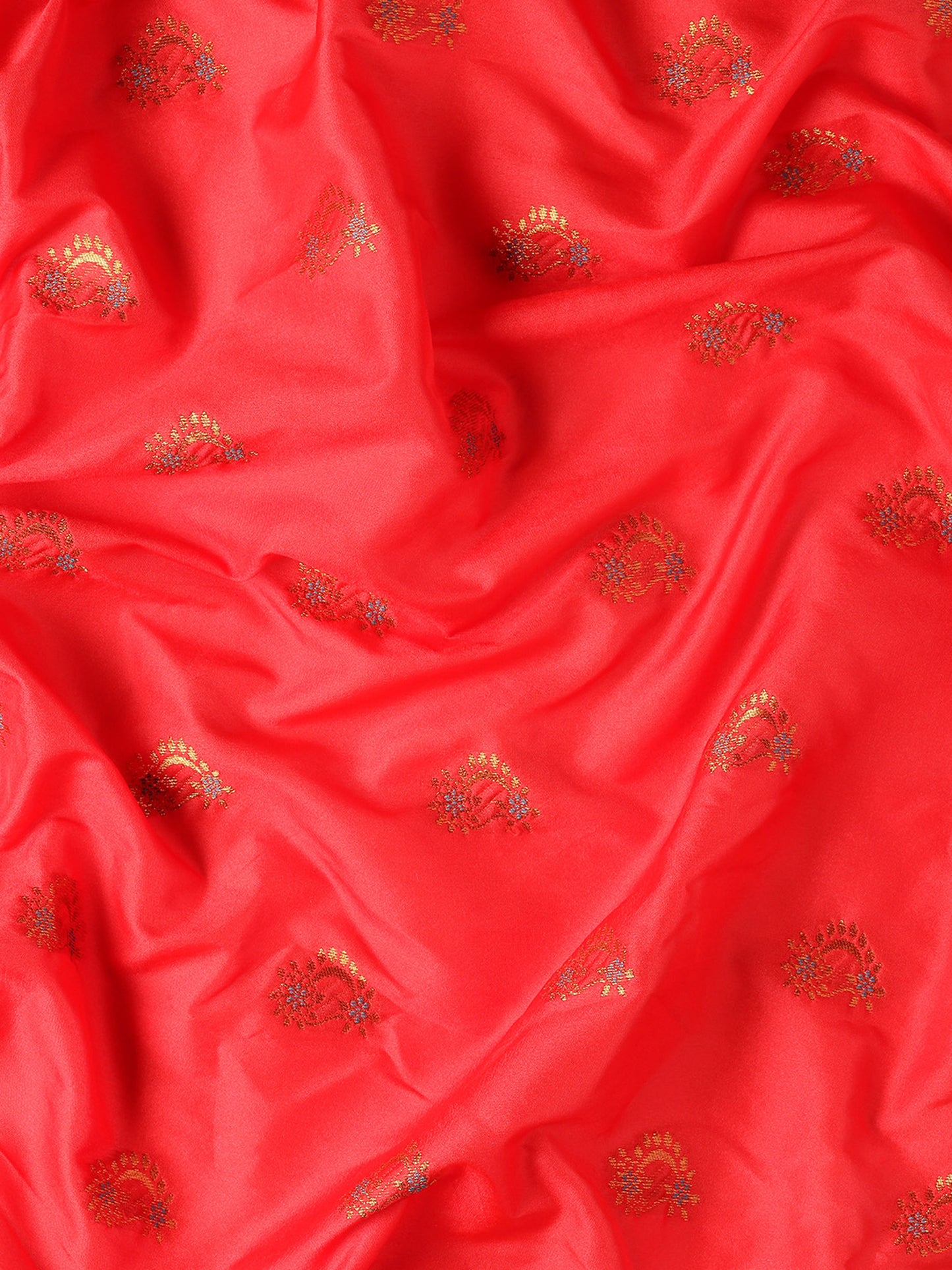 Mhalasa Red & Rama Soft Silk Peshwai Nath Paithani Saree
