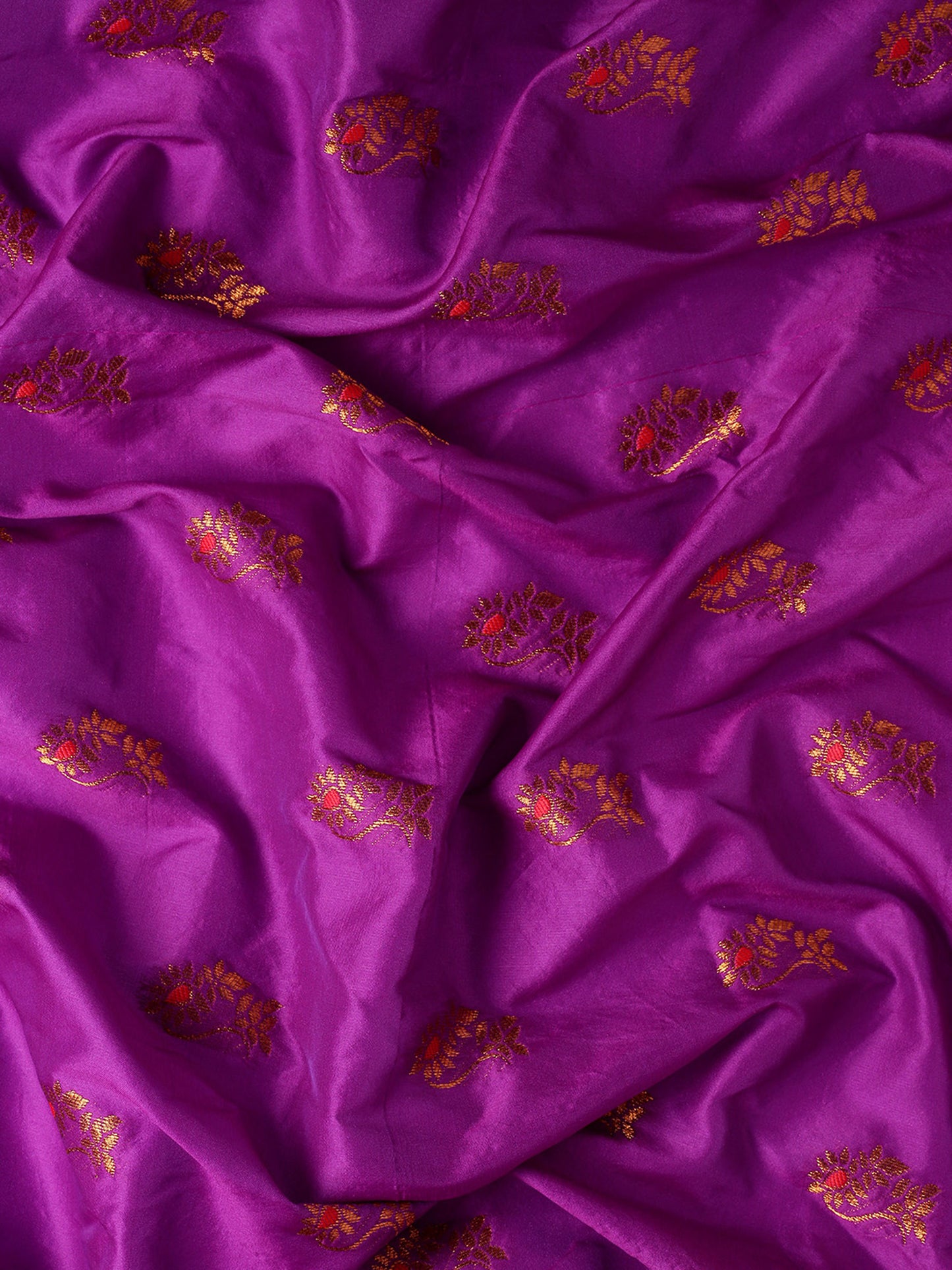 Ahilya Purple & Pink Soft Silk Peshwai Nath Paithani Saree