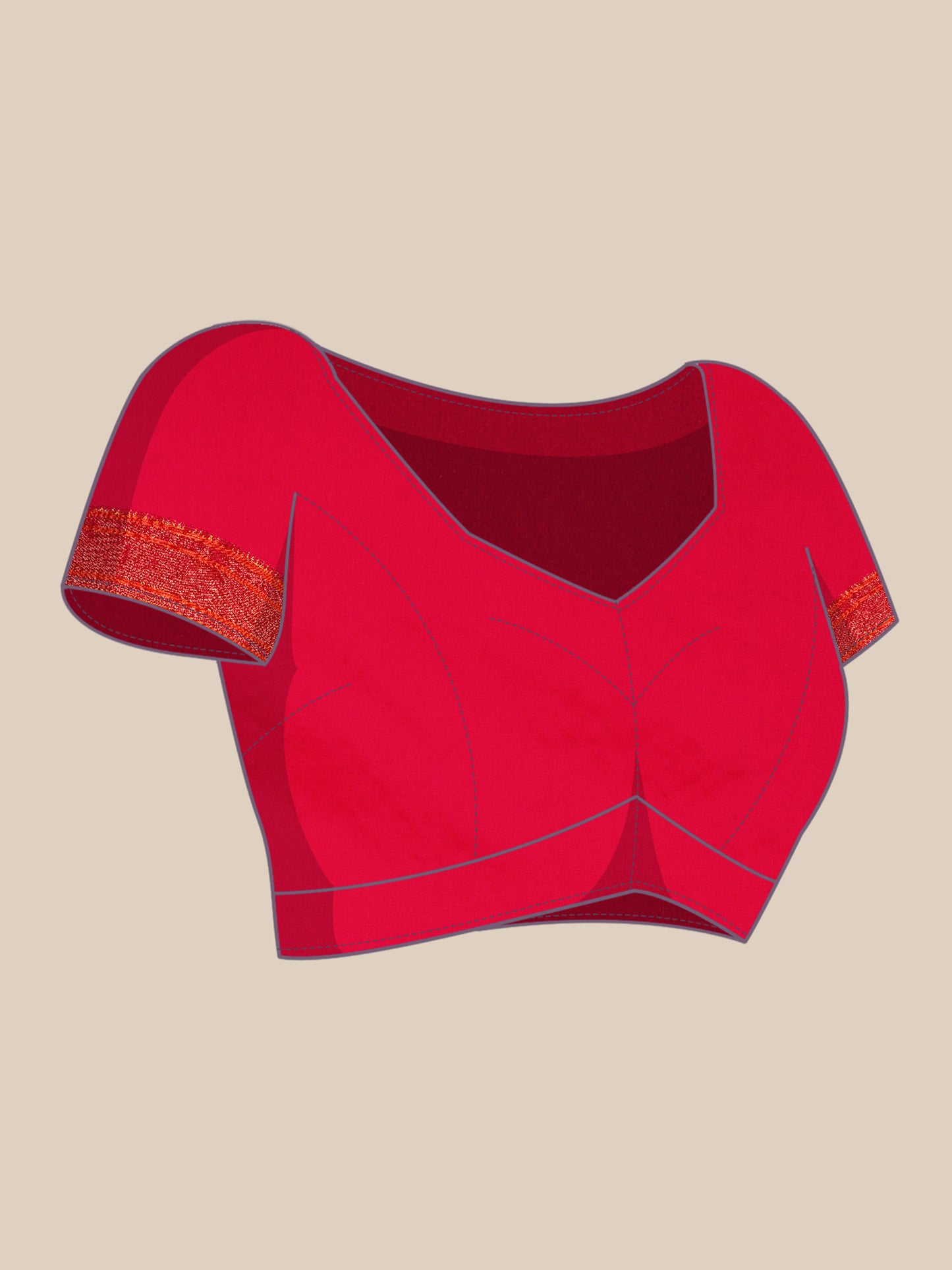 Ahilya Mustard & Pink Soft Silk Peshwai Nath Paithani Saree