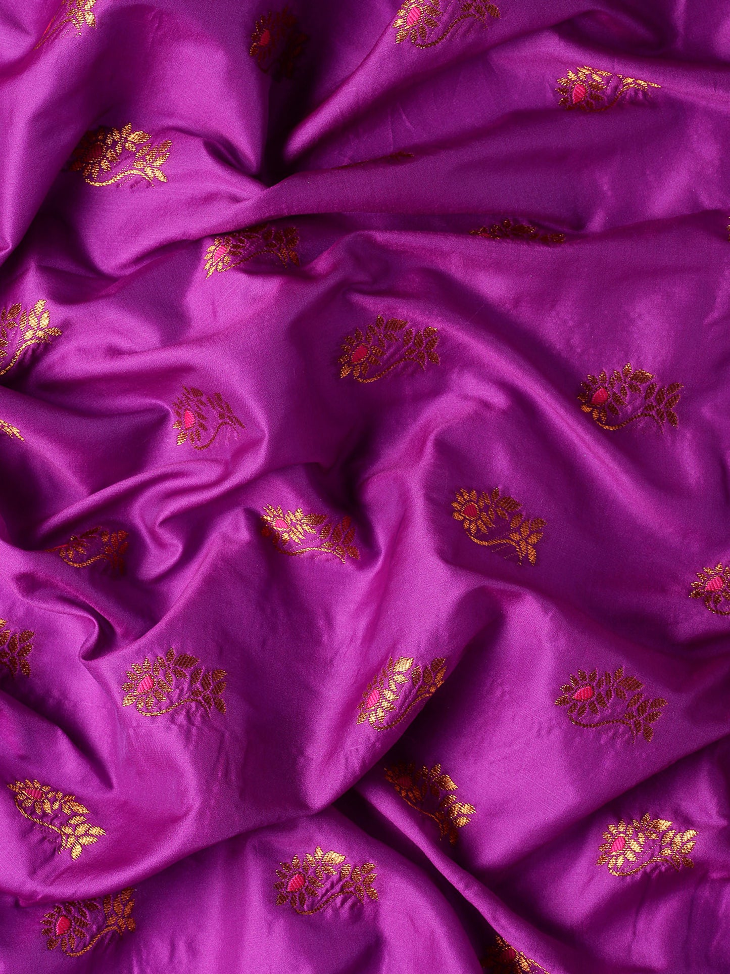Sonkali Purple & Pink Soft Silk Peshwai Nath Paithani Saree