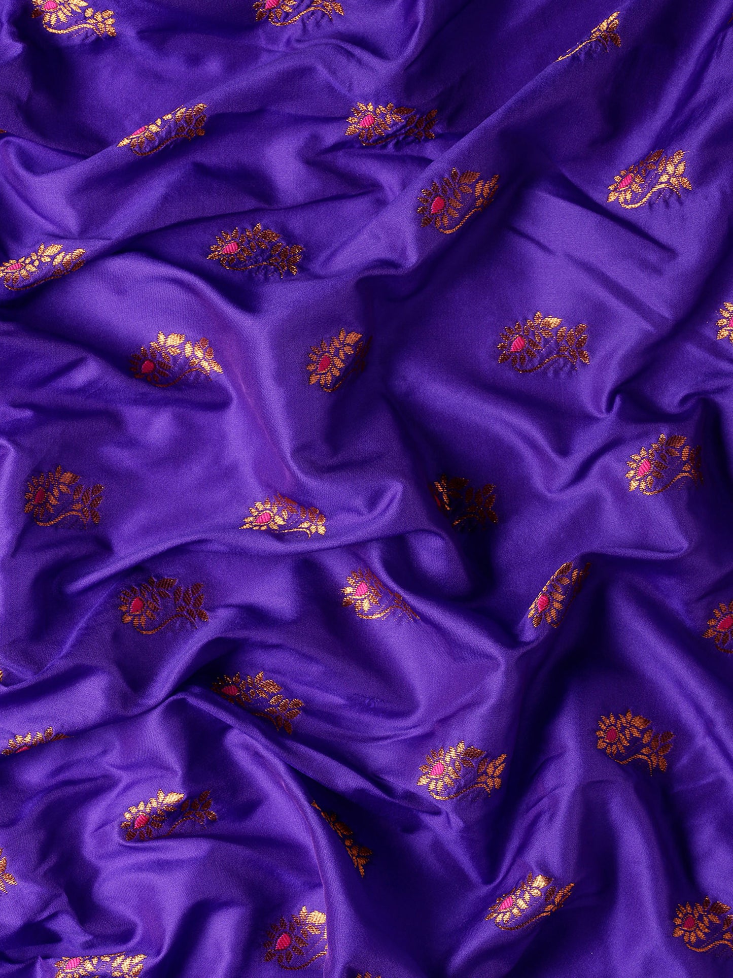 Sonkali Indigo Blue & Pink Soft Silk Peshwai Nath Paithani Saree