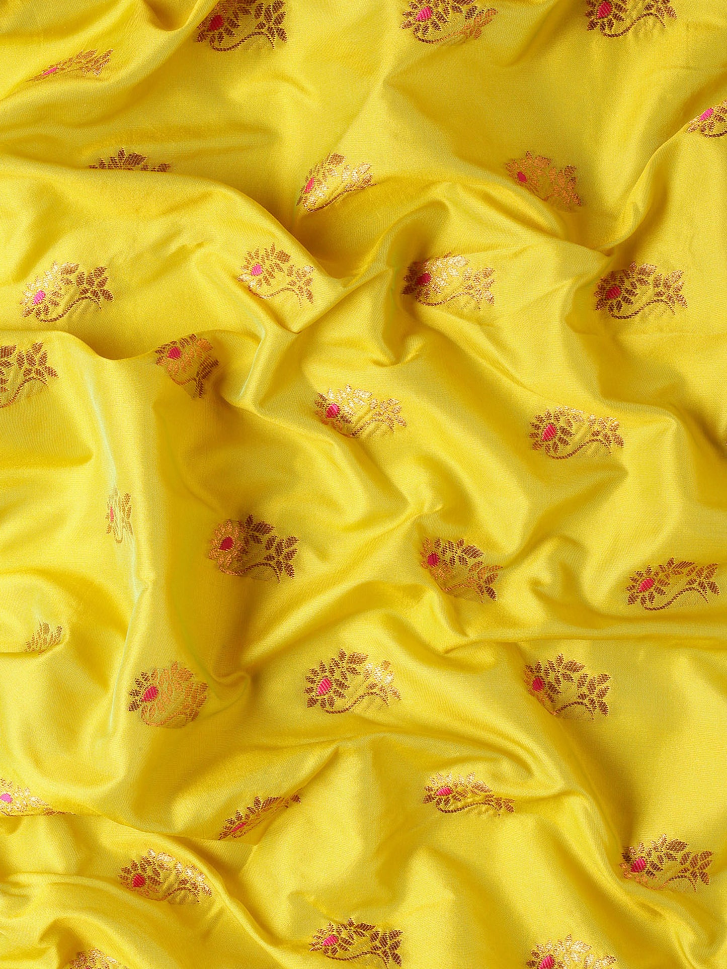 Sonkali Mustard & Pink Soft Silk Peshwai Nath Paithani Saree