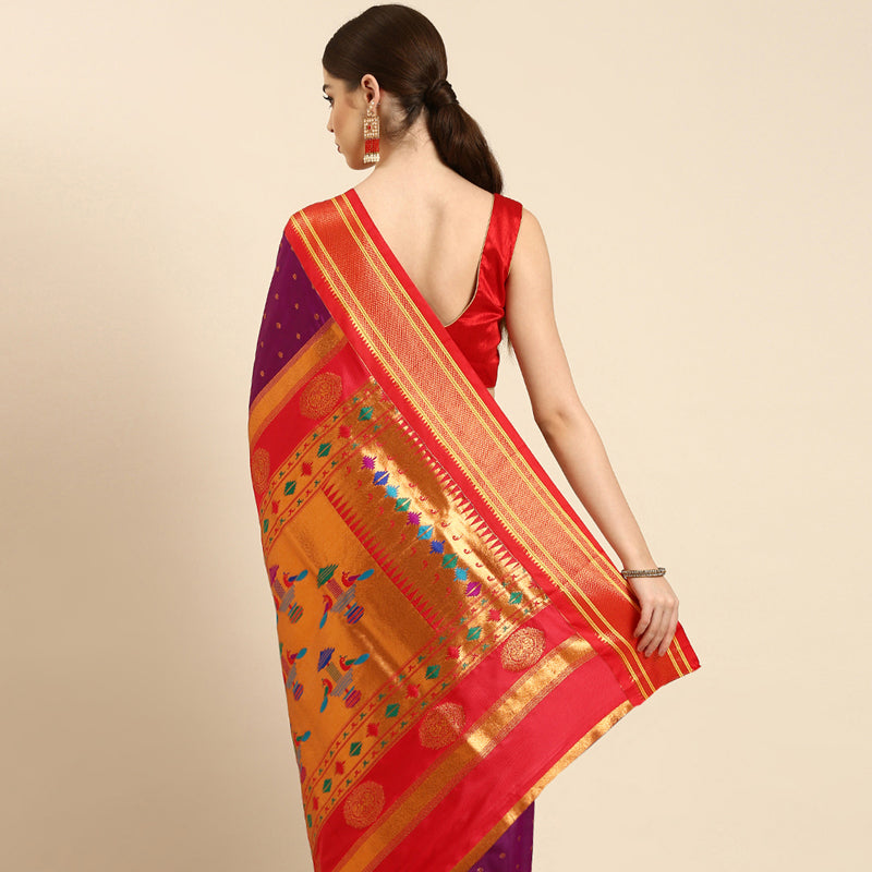 Double Pallu Paithani Sarees
