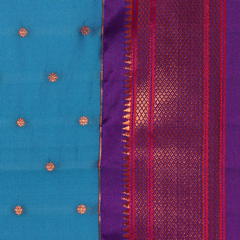 Violet Border Sarees