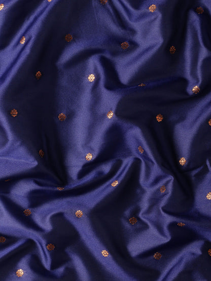 Neha Navy Blue & Red Soft Silk Maharani Paithani Saree