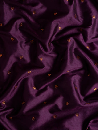 Neha Wine & Red Soft Silk Maharani Paithani Saree