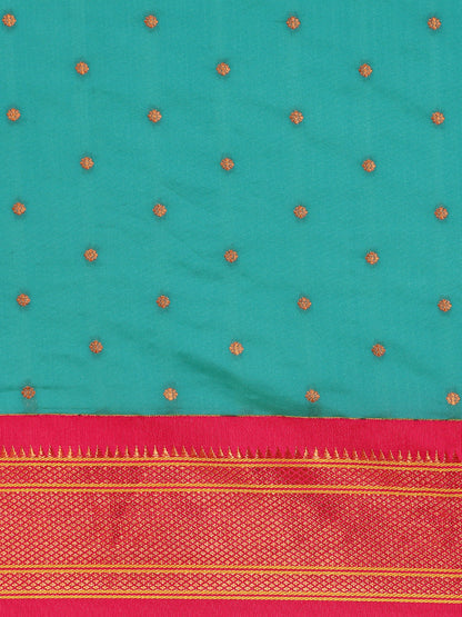 Neha Chintamani & Pink Soft Silk Maharani Paithani Saree