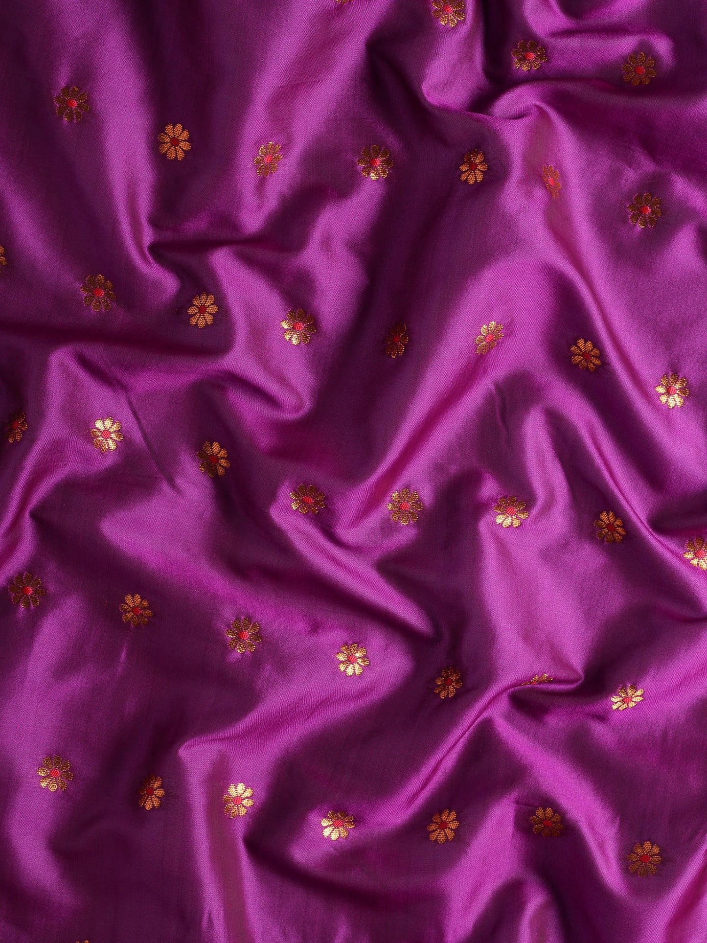 Gopi Purple & Red Soft Silk Fancy Pallu Paithani Saree