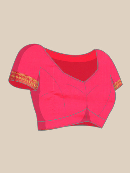 Gopi Mustard & Pink Soft Silk Fancy Pallu Paithani Saree