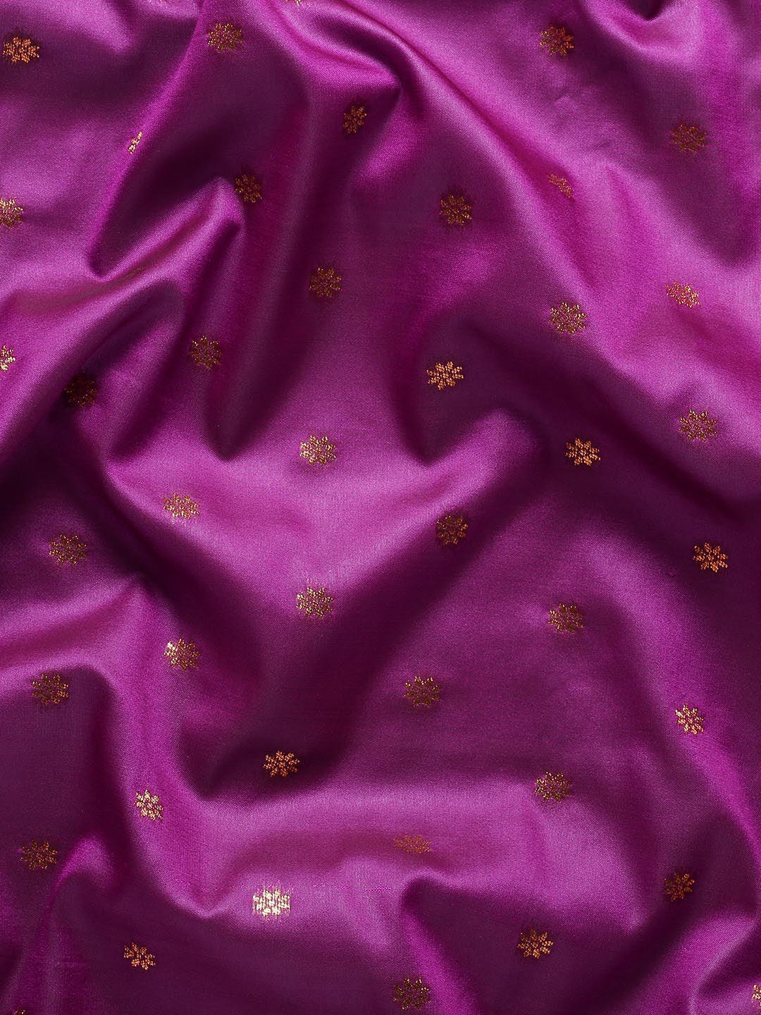            Rashmika Purple & Red Soft Silk Double Pallu Paithani Saree     Varkala Silk Sarees