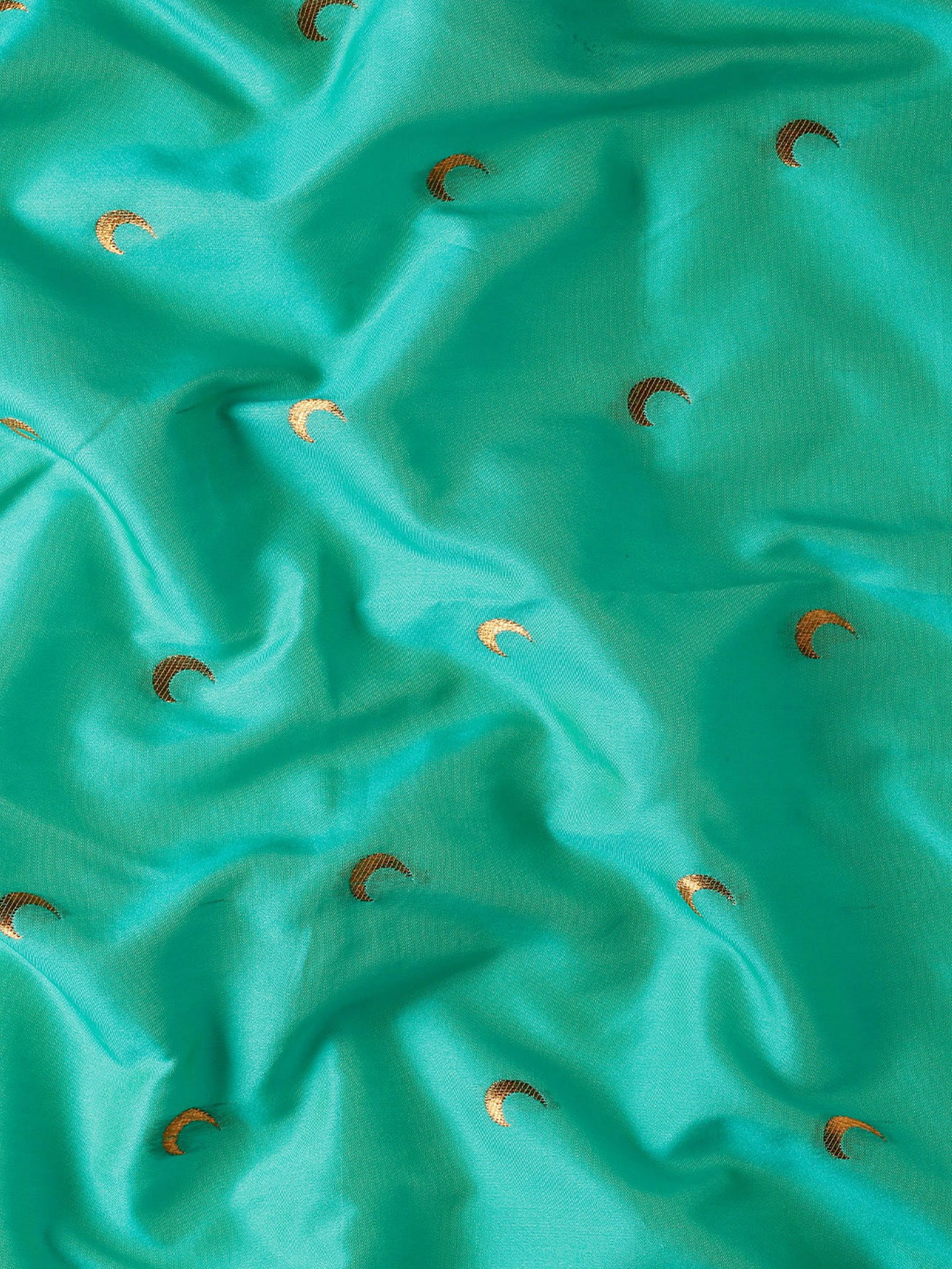 Chandani Sea Green & Red Soft Silk Chandrakor Paithani Saree