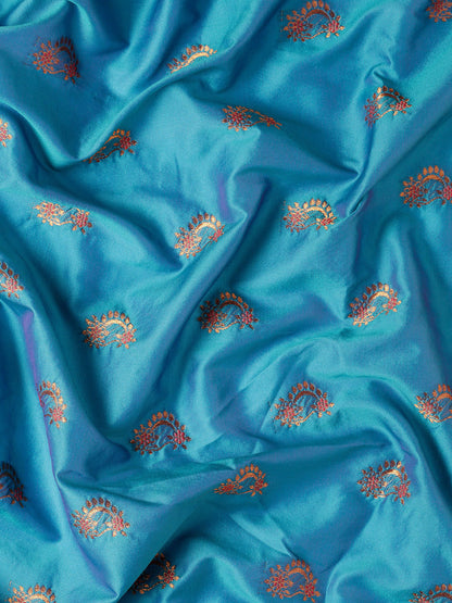 Mhalasa Rama & Red Soft Silk Peshwai Nath Paithani Saree