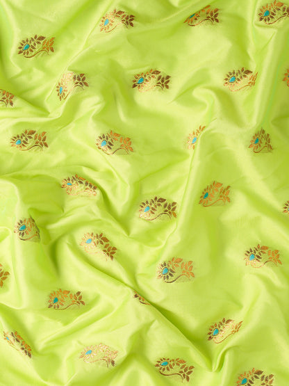 Sonkali Popati & Rama Soft Silk Peshwai Nath Paithani Saree