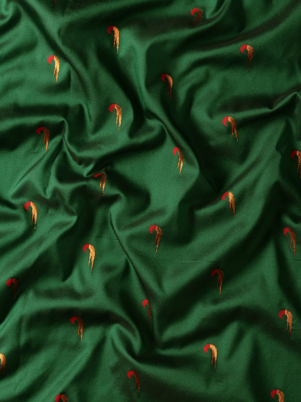 Muniya Paithani Saree Silk Blend | Parrot Motif Zari Work | Wedding Wear