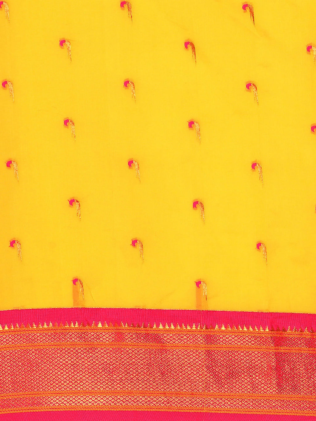 Muniya Paithani Saree Silk Blend | Parrot Motif Zari Work | Wedding Wear