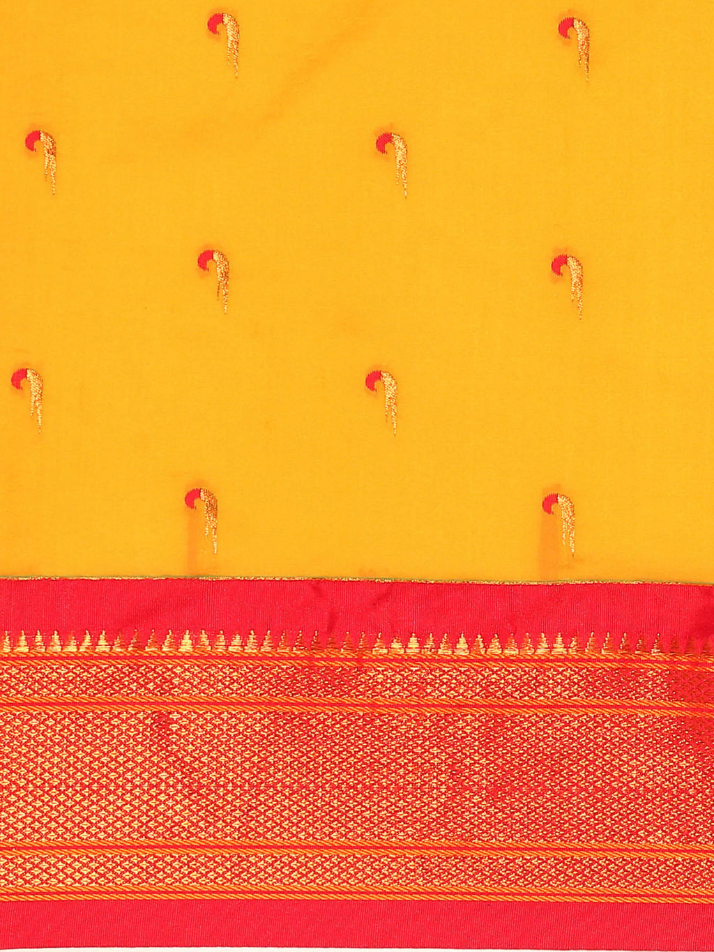 Muniya Paithani Saree Silk Blend | Parrot Motif Zari Work | Wedding Wear