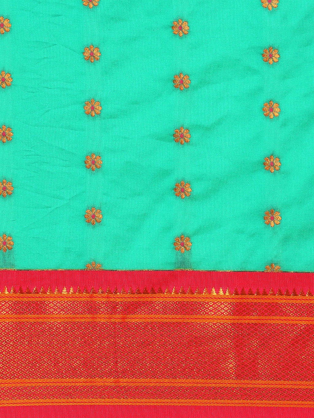 Muniya Paithani Saree Silk Blend | Floral Meena Butti | Wedding Wear