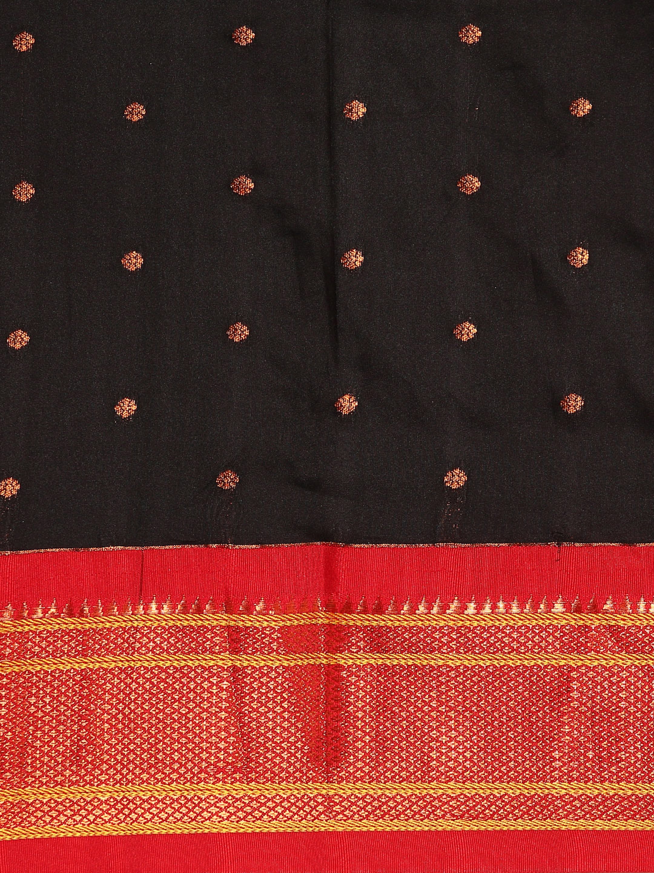 Maharani Paithani Saree Silk Blend | Polka Butta Design | Wedding Wear