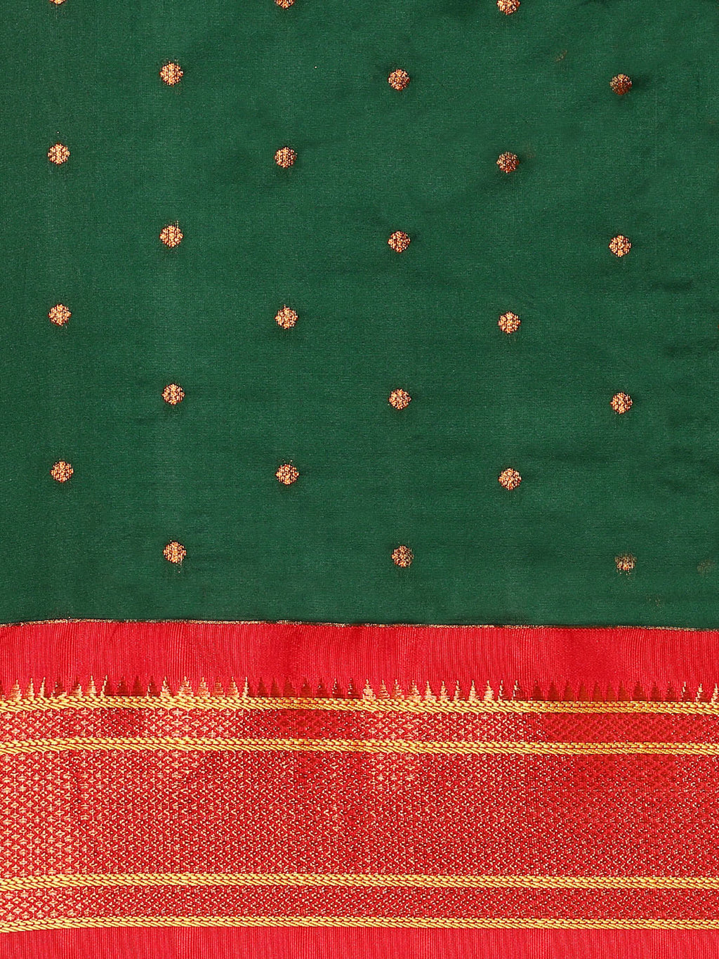 Maharani Paithani Saree Silk Blend | Polka Butta Design | Wedding Wear