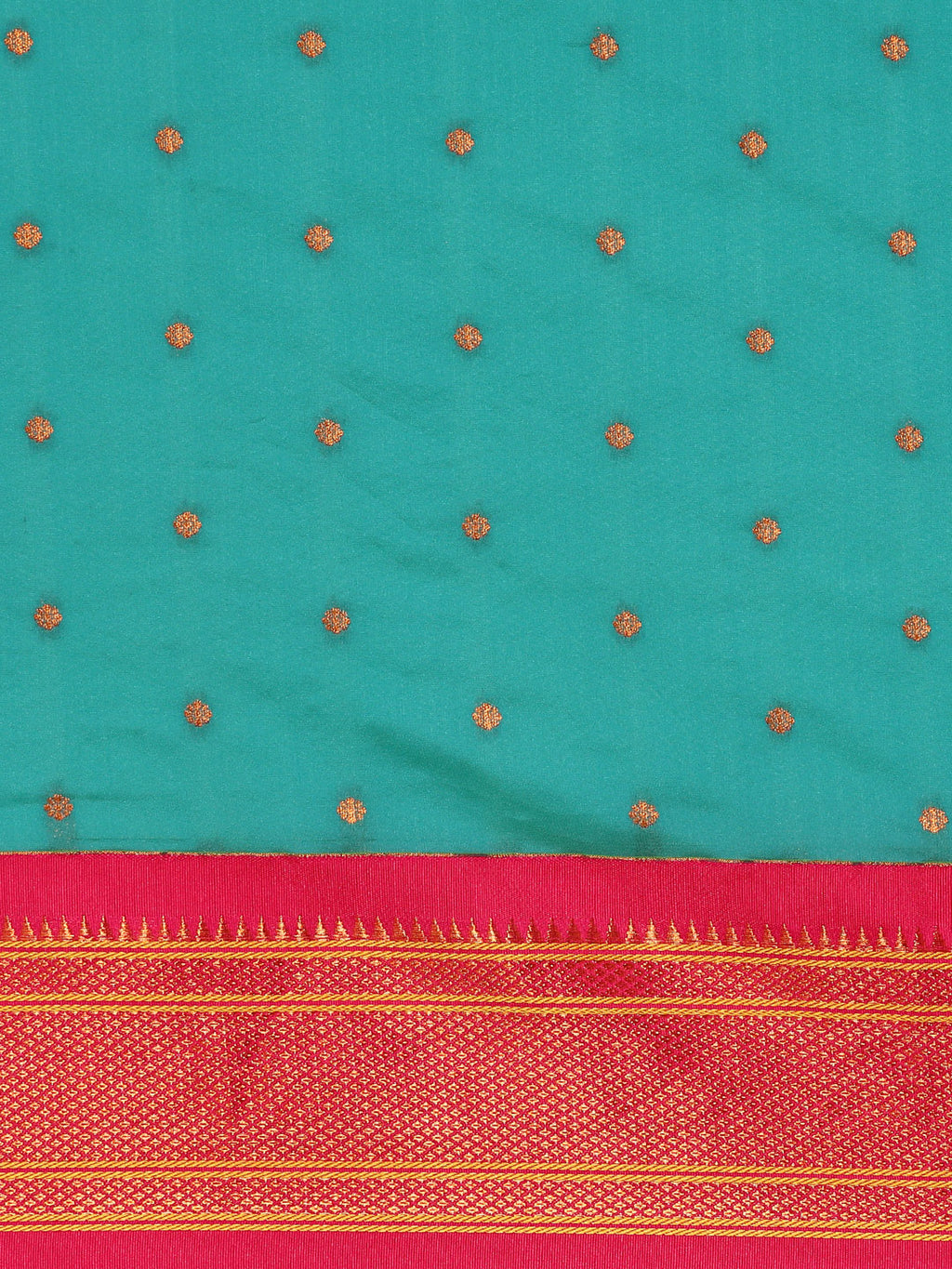 Maharani Paithani Saree Silk Blend | Polka Butta Design | Wedding Wear