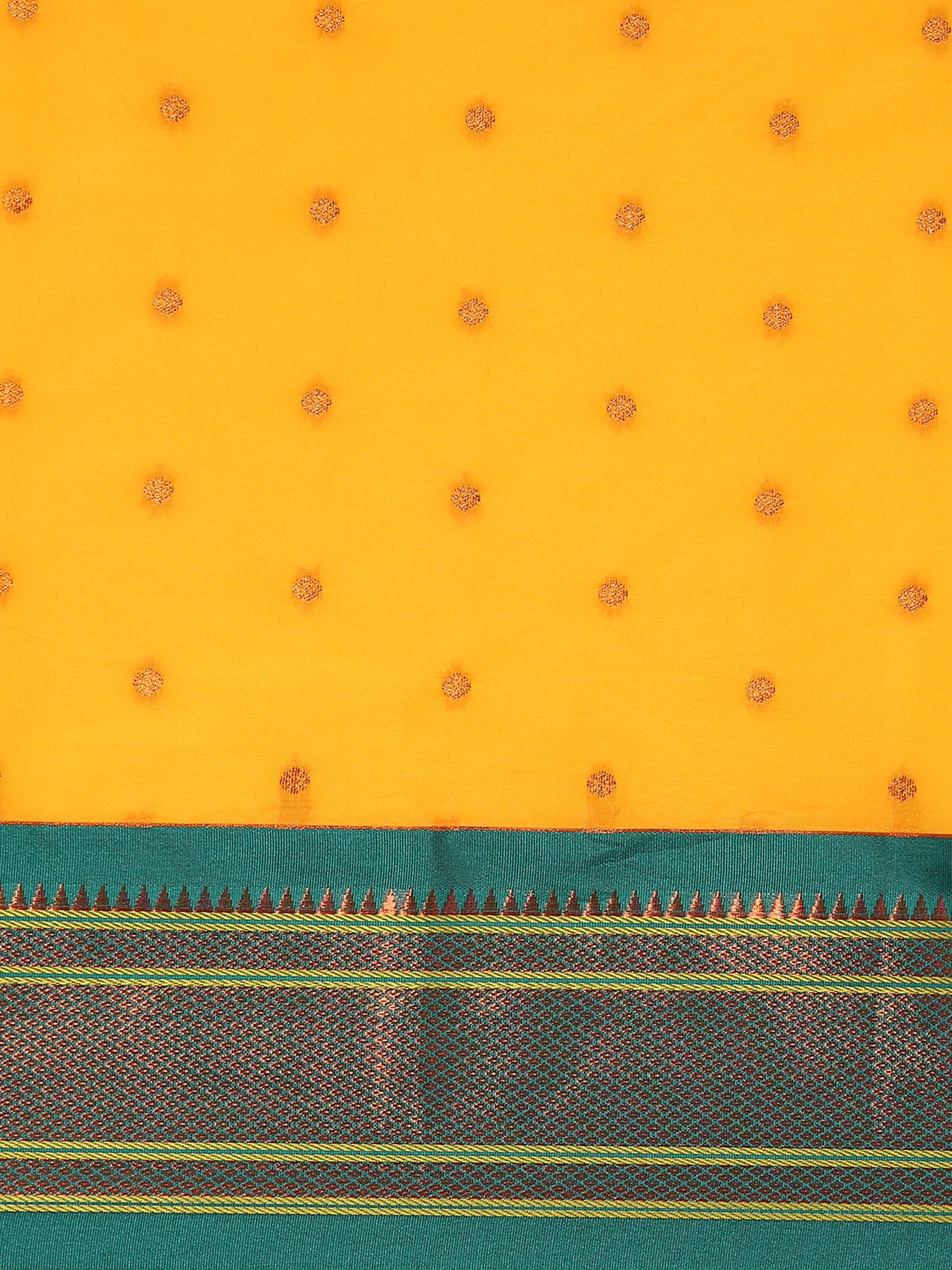Maharani Paithani Saree Silk Blend | Polka Butta Design | Wedding Wear