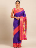 Maharani Paithani Saree Silk Blend | Polka Butta Design | Wedding Wear