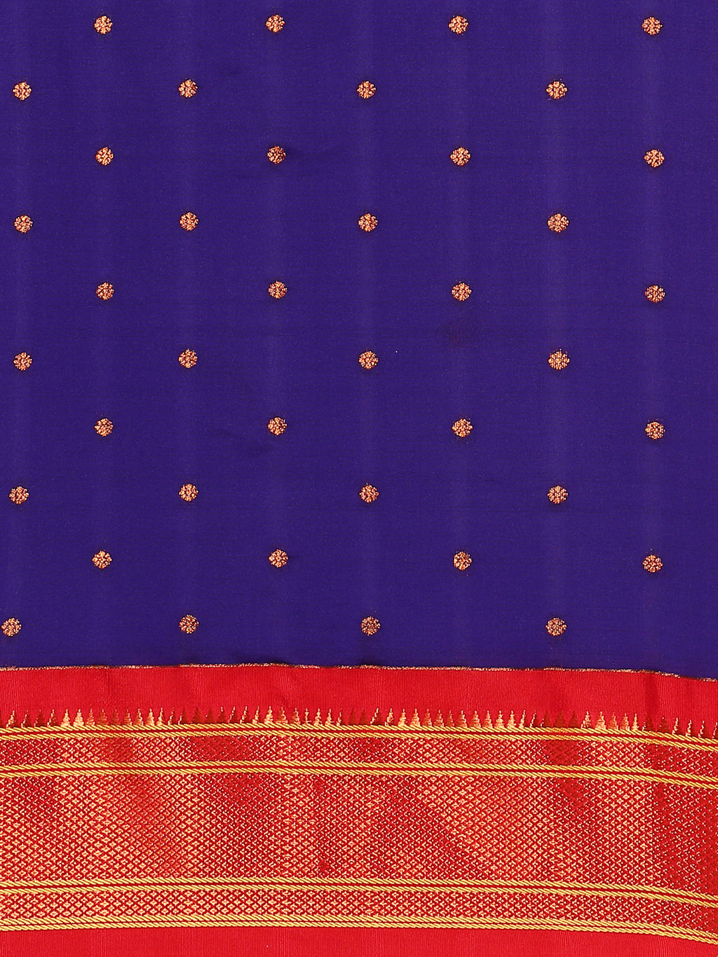 Maharani Paithani Saree Silk Blend | Polka Butta Design | Wedding Wear