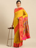 Maharani Paithani Saree Silk Blend | Polka Butta Design | Wedding Wear