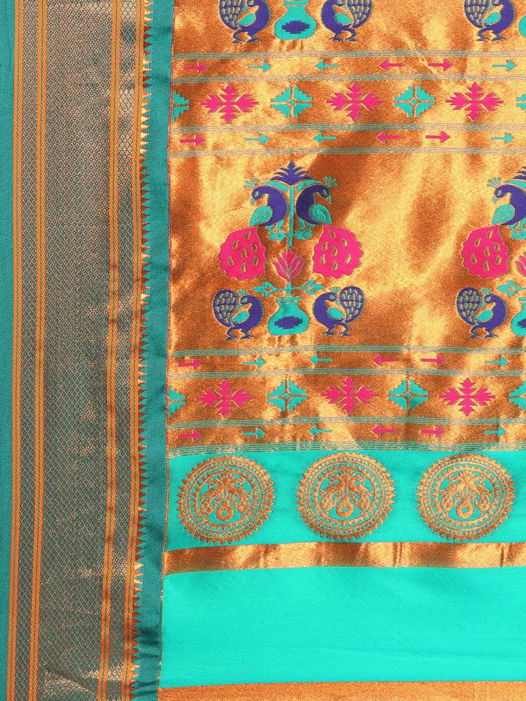 Maharani Paithani Saree Silk Blend | Polka Butta Design | Wedding Wear