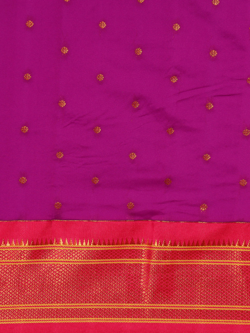 Maharani Paithani Saree Silk Blend | Polka Butta Design | Wedding Wear