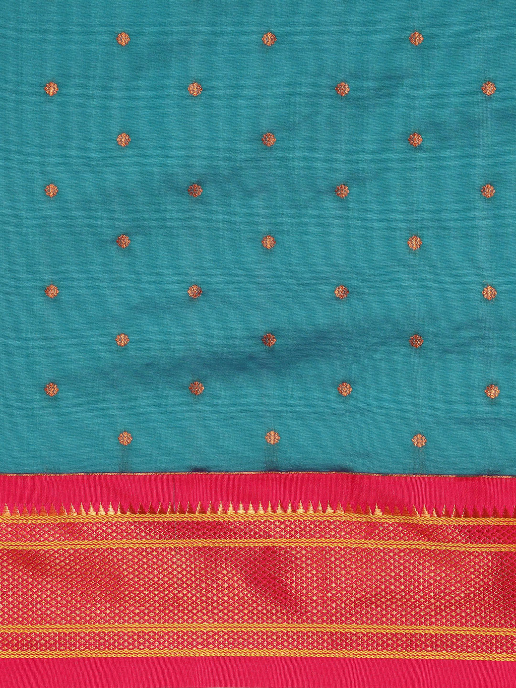 Maharani Paithani Saree Silk Blend | Polka Butta Design | Wedding Wear