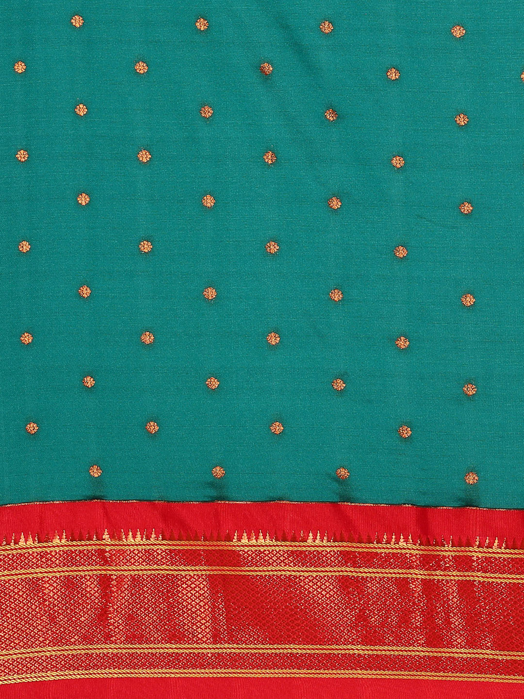 Maharani Paithani Saree Silk Blend | Polka Butta Design | Wedding Wear