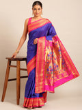 Maharani Paithani Saree Silk Blend | Polka Butta Design | Wedding Wear