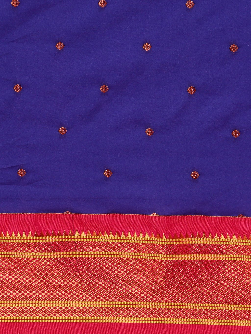 Maharani Paithani Saree Silk Blend | Polka Butta Design | Wedding Wear
