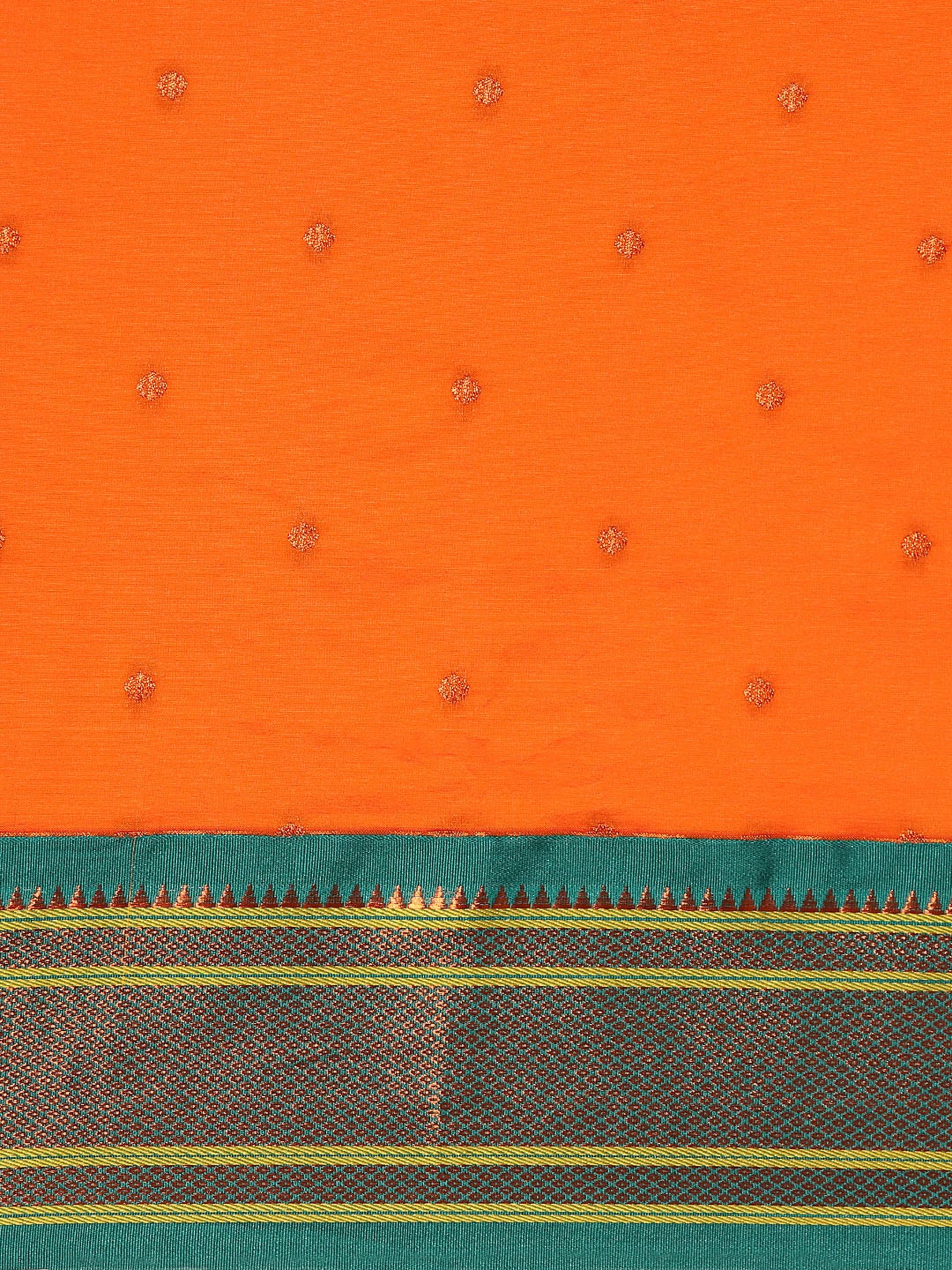 Maharani Paithani Saree Silk Blend | Polka Butta Design | Wedding Wear