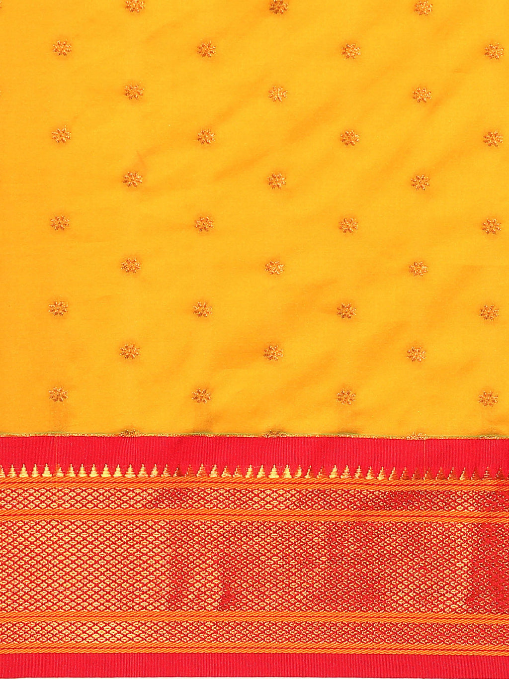 Double Pallu Paithani Saree Silk Blend | Zari Star Butti | Wedding Wear