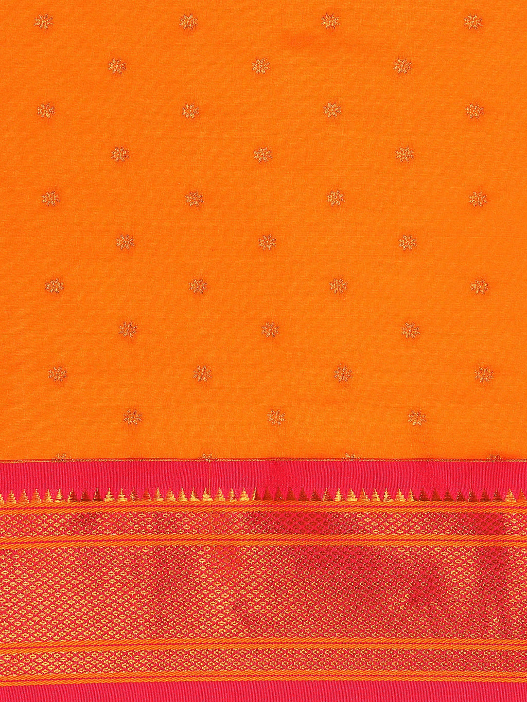 Double Pallu Paithani Saree Silk Blend | Zari Star Butti | Wedding Wear