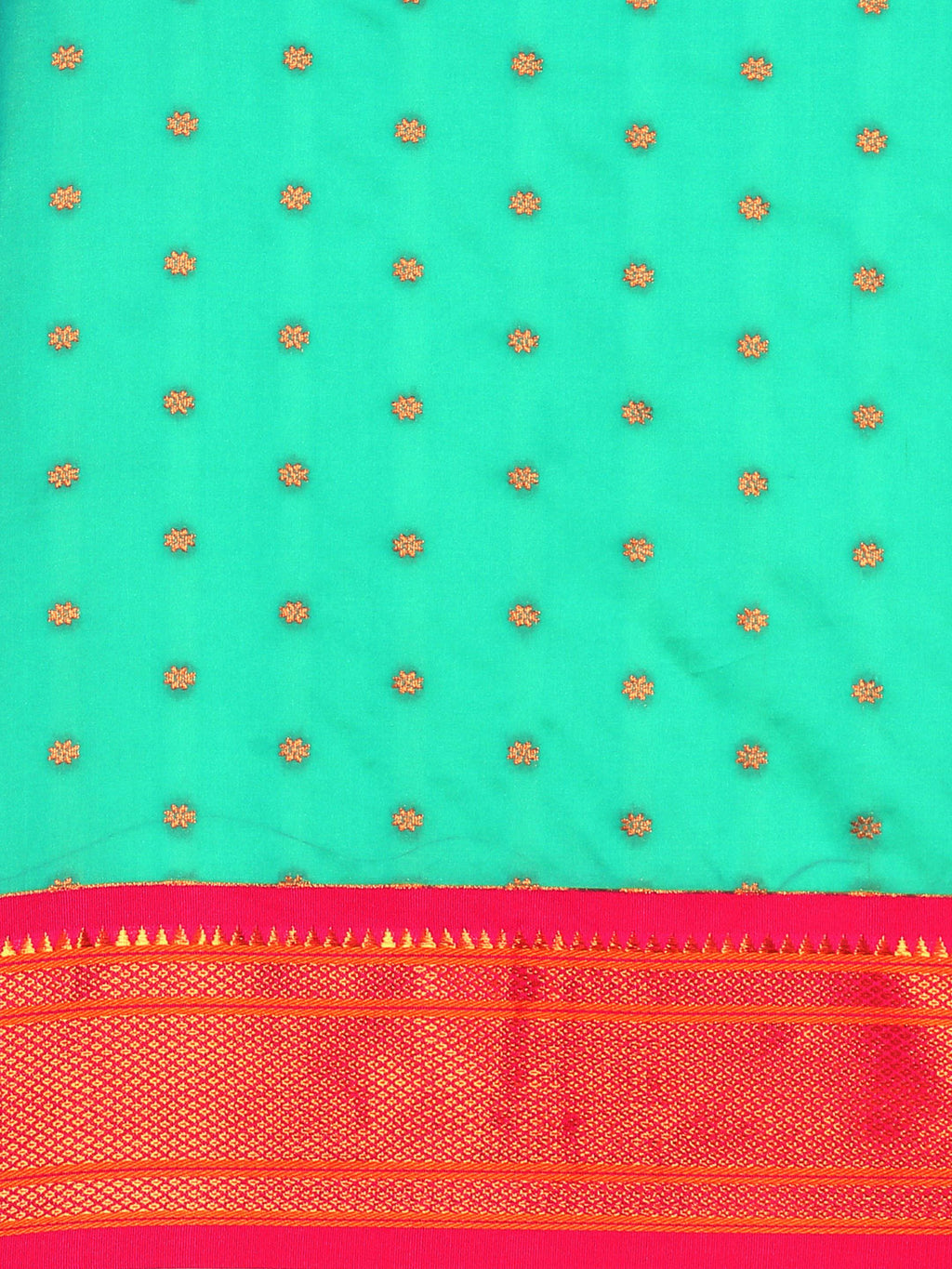 Double Pallu Paithani Saree Silk Blend | Zari Star Butti | Wedding Wear